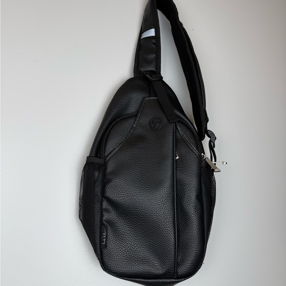 Nicole Miller Black Modern Backpack